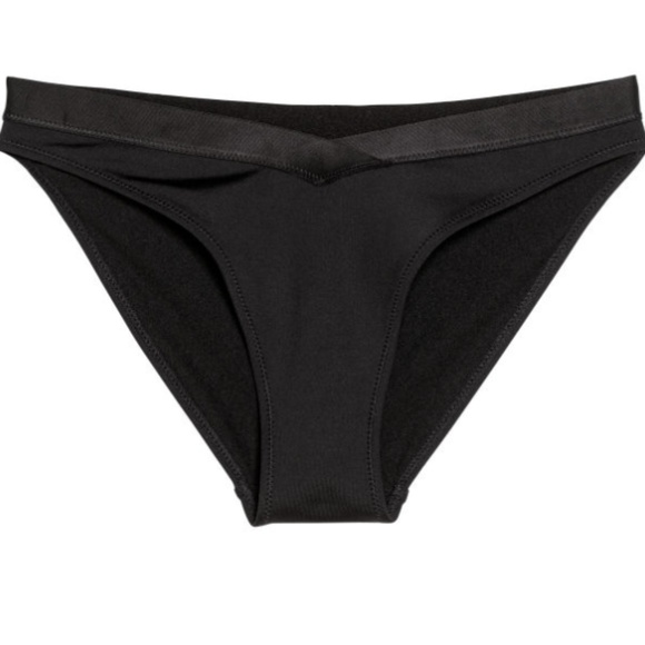 black v cut bikini bottoms
